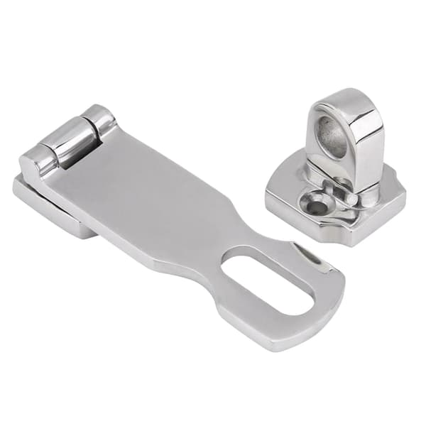 2x Rustfrit Stål Planforsænket Dørlem Hængsel Foldbart Bøjeligt Marine 7.6x2.6cm