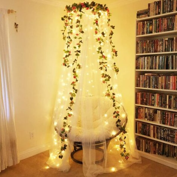 Fairy Lights [4-pack], Mini Batteridrivna Fairy Lights 5m 50 LED Inomhus och Utomhus Dekorationsbelysning för Sovrum Jul