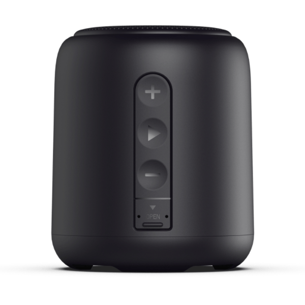 Trådløs kreativ lyd, mini bærbar subwoofer bluetooth højttalerplade (sort)