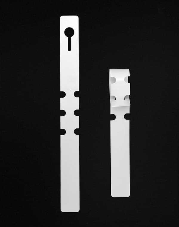100 stk Hvite PVC-merker for frøplanter/trær/ringer