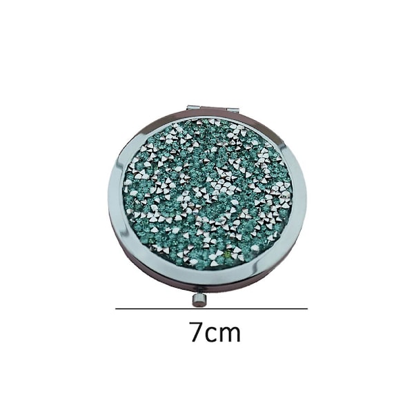 Spejl Kosmetik Mini Mix Diamant Makeup Spejl Foldbar Mini Lommespejl Bærbar Håndspejl - Til Kvinder Piger Gave