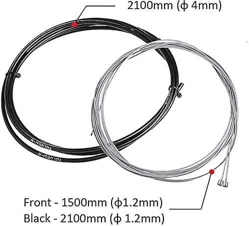 Universal Gearskiftekabel Kit og Rustfrit Stål Cykelkasse