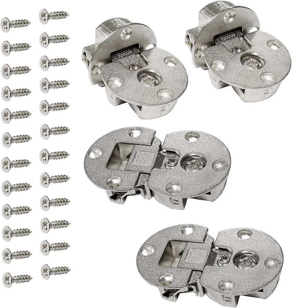 LINJOU Justerbart gångjärn för lucka, 4-pack