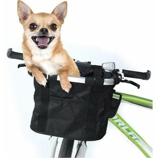 Cykelkorg, avtagbar cykelstyrkorg för husdjur, katt, hund