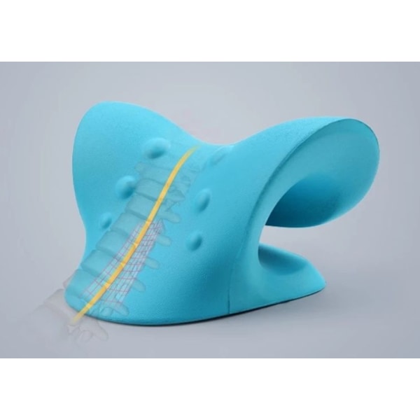 Fitness-varusteet PU-kaulatyyny, palauttava uniapulaite, hierontavetotyyny, hierontatyny (toinen sukupolvi, 21,5 * 13,5 * 21 cm),