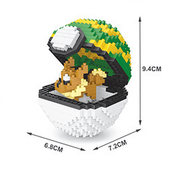 Byggeklodser, Klodskasser, Miniature 3D-puslespil, Mini-klodser