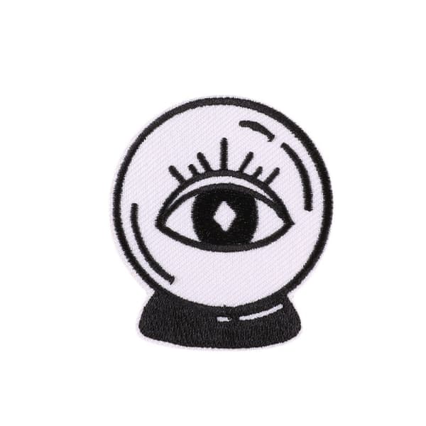 6 stk. - Skull Ghosthead Stoffmerke Personlig Patch Broderi