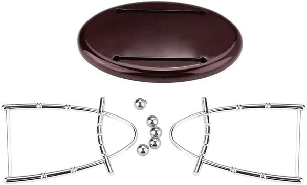 1 stk 23 × 18 cm seilformet pendelkule oval Newton støtfanger
