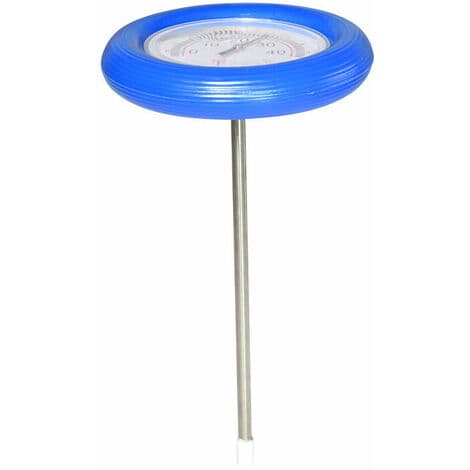 Diameter bøyetermometer for svømmebasseng 12 cm blått
