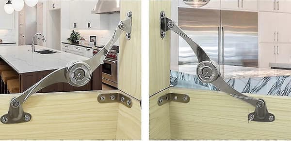 Yaju Foldbart lågstøttehængsel, dæmperbuffer, soft close-sæt, åbningsvinkel 75 90 110 grader, 2 stk.