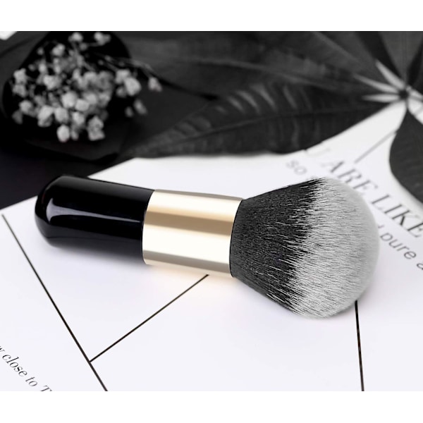Pudermakeupborste, En Stor Makeupborste Mjuk Ansiktsmineralpuder Foundationborste Rougeborste För Att Blanda Makeup