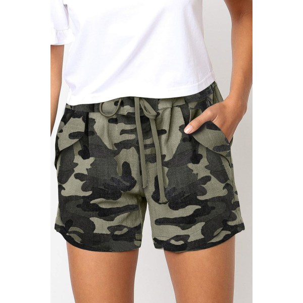 Kvinders casual shorts til sommeren 2023 Camouflage XL