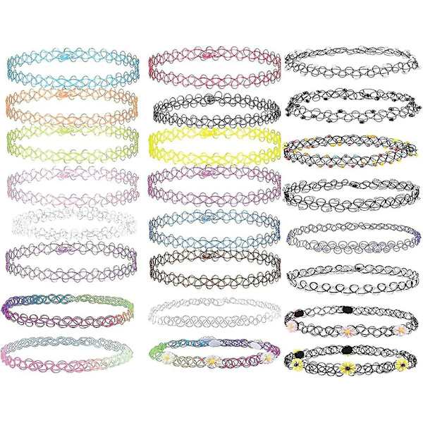 Choker Halsband Med Hänge Gothic Halsband 24 Stycken