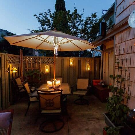 Parasol Light, 28 LED Parasol Light 3 Modes Oppladbare Belysning Parasol Lamper, Nødlys, til Strømsvigt til C