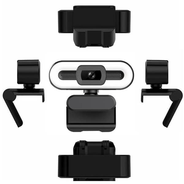 2k webkamera Full HD web USB-kamera med mikrofon for studier, chat, arbeid, live PC/bærbar/stasjonær