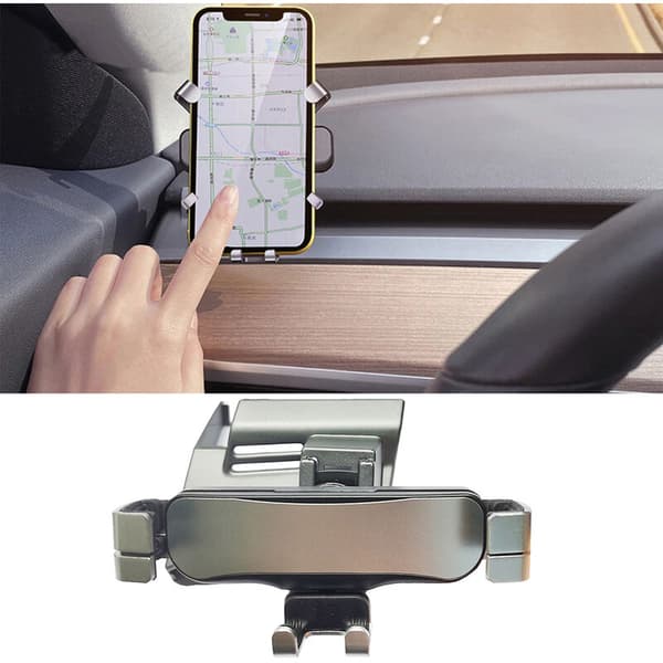 Bil Gravity Navigation Dash Mount Passar för 21 Tesla Modeller Vänster och Höger Fästen (Vänster Y Modell)