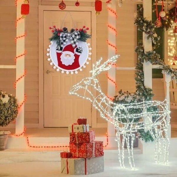 Juledekorationer Julekrans Juletræspynt Dørdekorationer (julemanden)