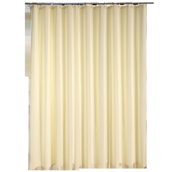 Beige dusjforheng 100 bred*200 høy CM,