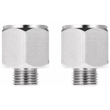 Luftpenna Luftledning Adapter, Han BSP G1/8\" Och Hon BSP G1/4\", 2 St