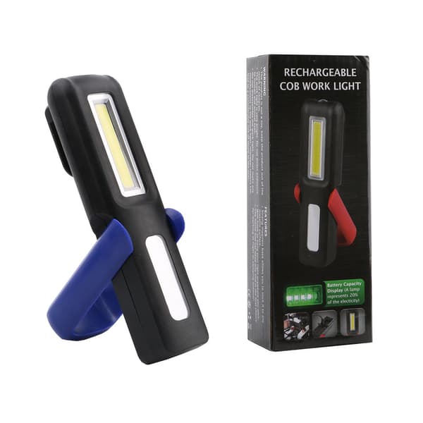1 stk USB-oppladbart lommelykt med magnetisk feste