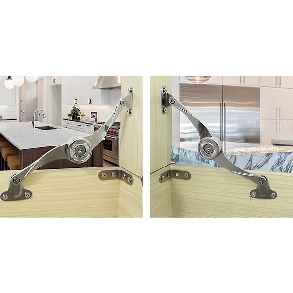 Foldbart lågstøttehængsel dæmper buffer soft close kit åbningsvinkel 75 90 110 grader 2 stk