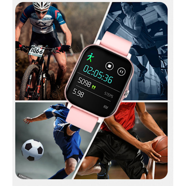 Smart armbandsklocka med anpassad urtavla musik (limspulver),