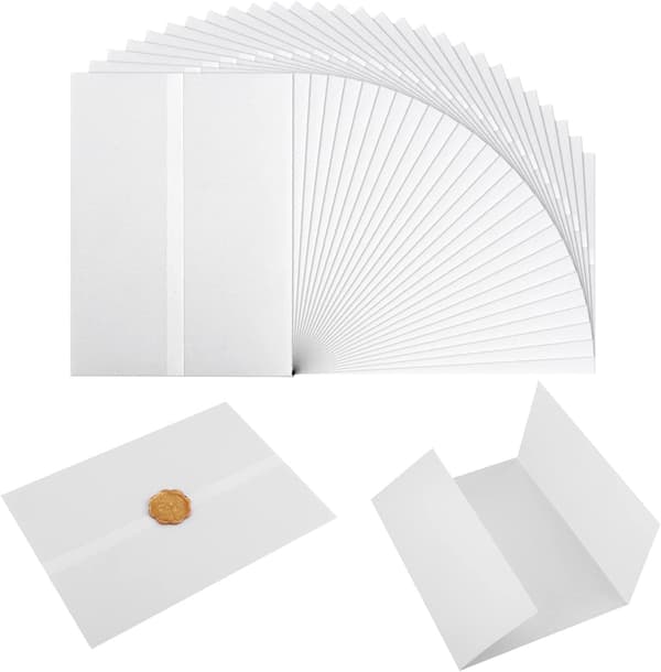 50 st 13x18cm Papper med för Bröllop Brud dusch Baby dusch