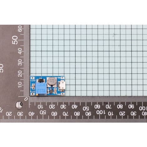 2A boost-kort DC-DC boost-modul bred spændingsindgang 2/24V til 5/9/12/28V justerbar 2577, med MIC-interface