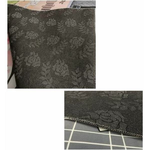 Sæt med 2 skridsikre køkkentæpper 40 * 60CM+40 * 120CM, mosaikmønster, moderne absorberende måtte til foran vasken, dekorativ