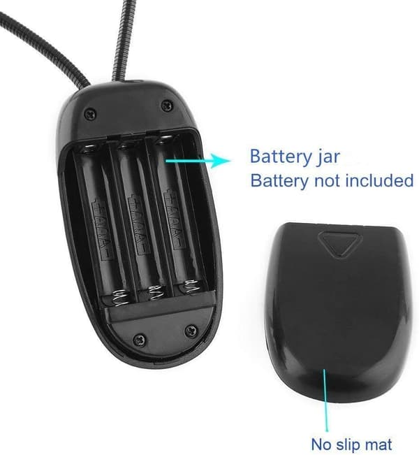 1 stk Justerbar Svanehals Lys Klips på LED Lampe, Mini Super