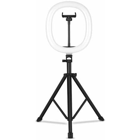 12\" Integrert Teleskopisk Sammenleggbar Live Fylllys 3 Lysmoduser 10W 5V 2A 10 Lysstyrker