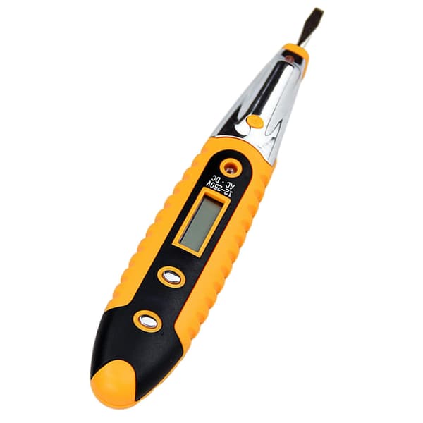 Spänning Elektrisk Testare Volt Detektor Test Penna Ac Dc Beröringsfri Sensor 12-220v Yyds