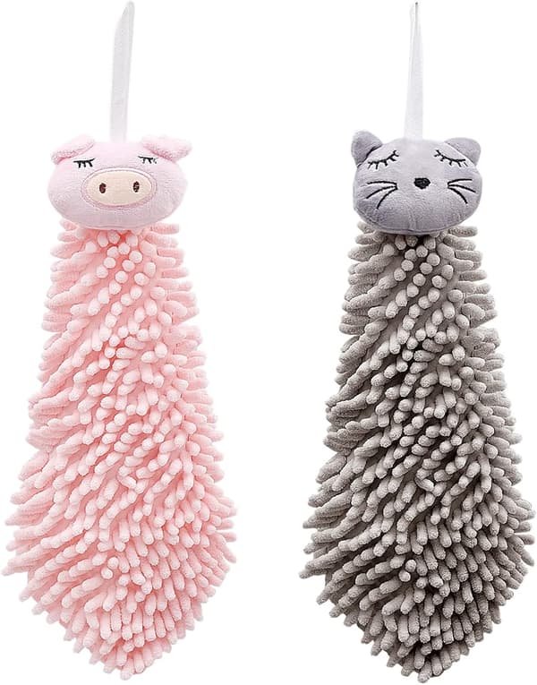 Chenille Håndklær 2-pakning Chenille Håndkle Mikrofiber