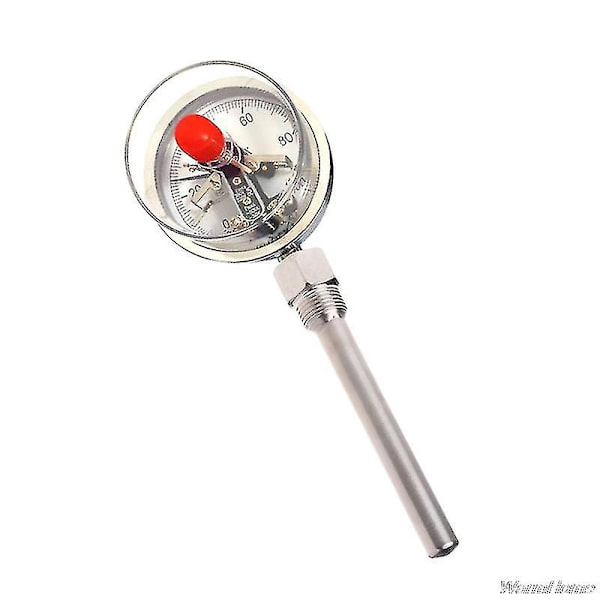 Rustfrit stål termorør 1/2\" Npt gevind 130mm lang til temperatursensorer J22 21 dråbe