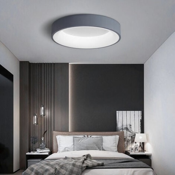 18W 23CM LED Loftlampe med Sensor 1800LM IP54 LED Badeværelsesloftlampe Dæmpbar med Fjernbetjening til Balkon