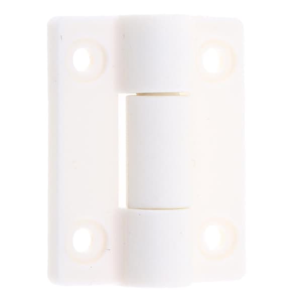 36 mm x 30 mm 4 undersænkede huller Momentpositionskontrolhængsel hvid