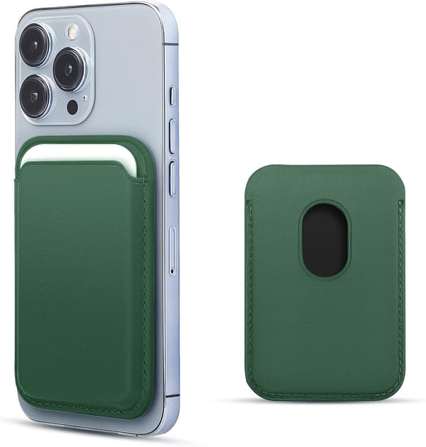 (Sequoia Grøn) 9,5 cm * 0,5 cm * 6,4 cm Kompatibel med Mag-Safe
