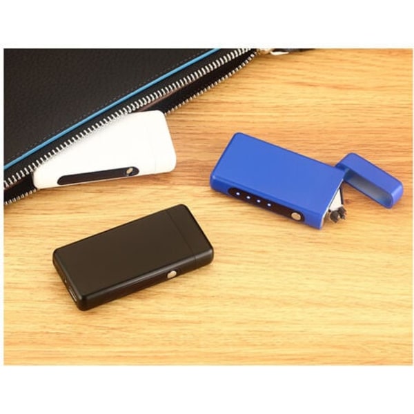 Elektrisk lighter USB oppladbar bue lighter plasma lighter vindtett dobbel bue flammefri lighter oppladbar lighter
