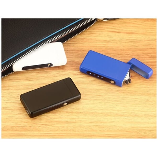 Elektrisk tändare USB uppladdningsbar bågtändare Plasmatändare Vindtät Double Arc Flameless Lighter Uppladdningsbar tändare