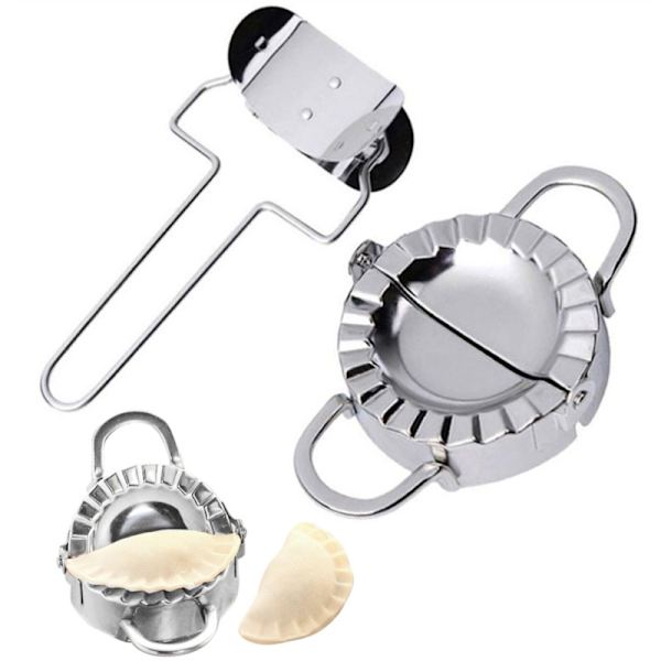 Dumpling Maskine, 304 Rustfrit Stål Dejpresser til