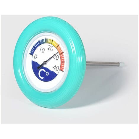 Diameter bøyetermometer for svømmebasseng 12 cm blått