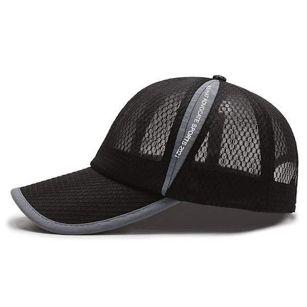 Mesh Baseball Cap til mænd, Åndbar Sommer Baseball til mænd og kvinder
