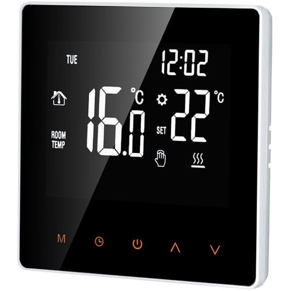 Smart termostat digital temperaturregulator LCD touchskærm ugentlig programmerbar elektrisk termostat gulvvarme til