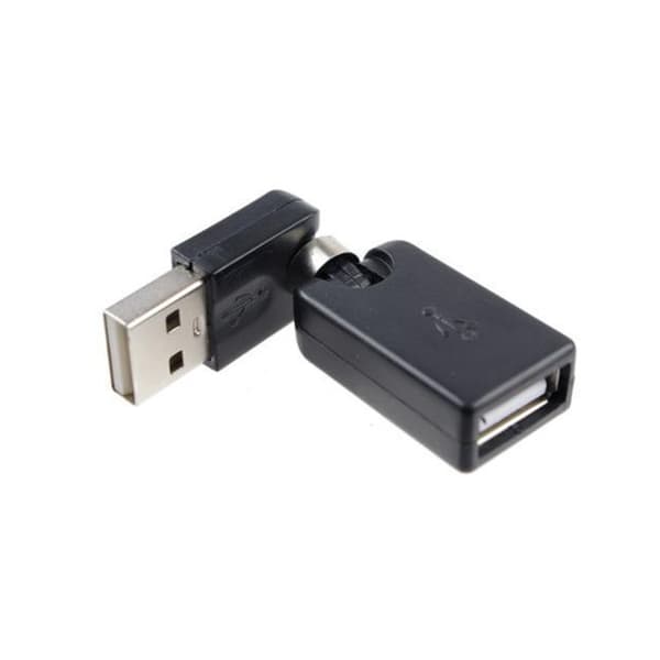 2 stk. USB han til hun roterende bøjeinterface med 360 grader