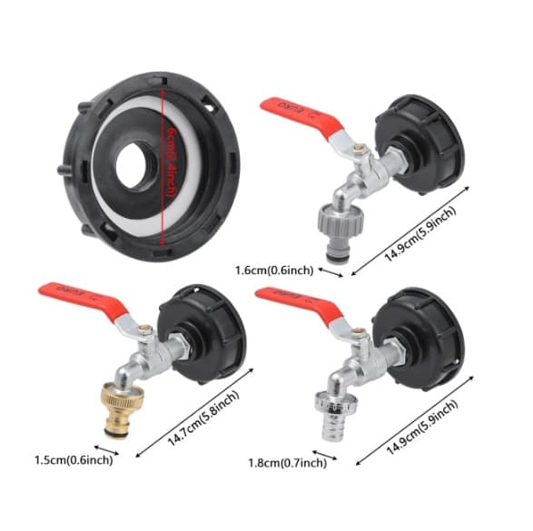 IBC adapter slangeforsamling 3-ALLOY 3-Alloy 3-Alloy