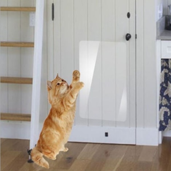 2ST Cat Soffa Protector Cover Osynlig Anti-klor Transparent klistermärke