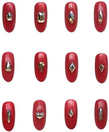 Nagelkonst Strass Kit 2500st, 3D Mix Nagelkonst Strass