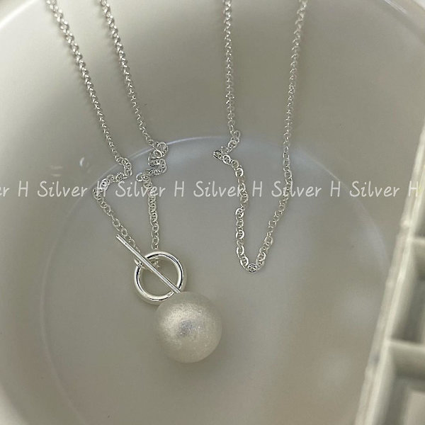 Halsbandspärlor Silver Mode Smycken Ac5242