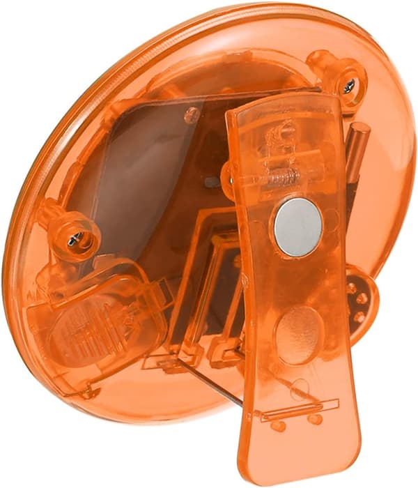 2 stk. (Oransje) Rund Digital Timer, Liten Nedtelling/Opptelling Klokke