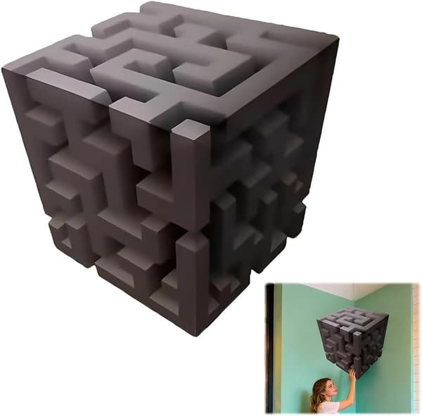 Pieces Impossible Corner Stickers, 3D-labyrintti, optiset illuusioseinätarrat kulmiin